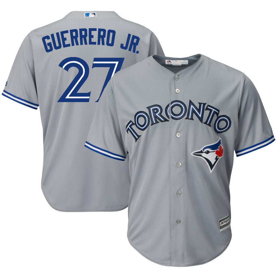 Majestic MLB Toronto Blue Jays Baseball Replica Jersey In Grey