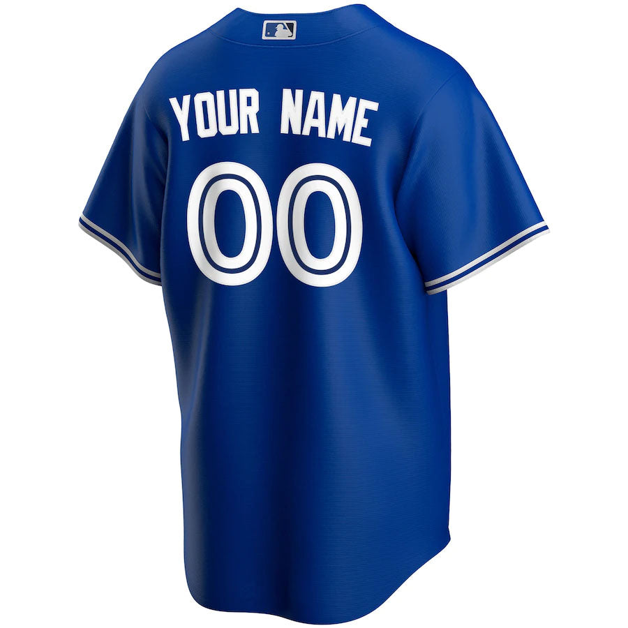 Men s Toronto Blue Jays Nike Royal Alternate Replica Custom Jersey