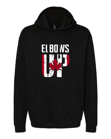 Elbows Up Fleece Hoodie