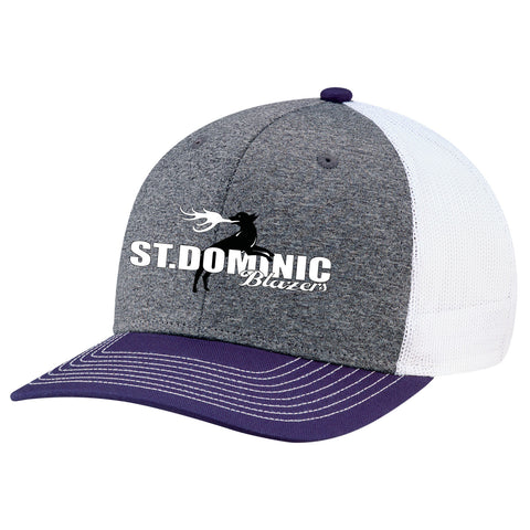 St. Dominic Blazers Mesh Back Hat - Embroidered