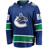 Vancouver Canucks Fanatics Branded Blue Breakaway - CUSTOMIZED Jersey