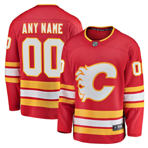 Calgary Flames Fanatics Branded Red Breakaway - CUSTOMIZED Jersey