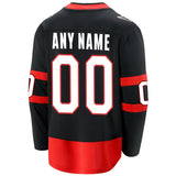 Ottawa Senators Fanatics Branded Black Breakaway - CUSTOMIZED Jersey