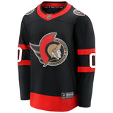 Ottawa Senators Fanatics Branded Black Breakaway - CUSTOMIZED Jersey