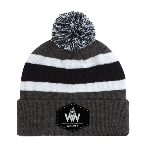 Woodville Wolves Pom Pom Toque - Patch