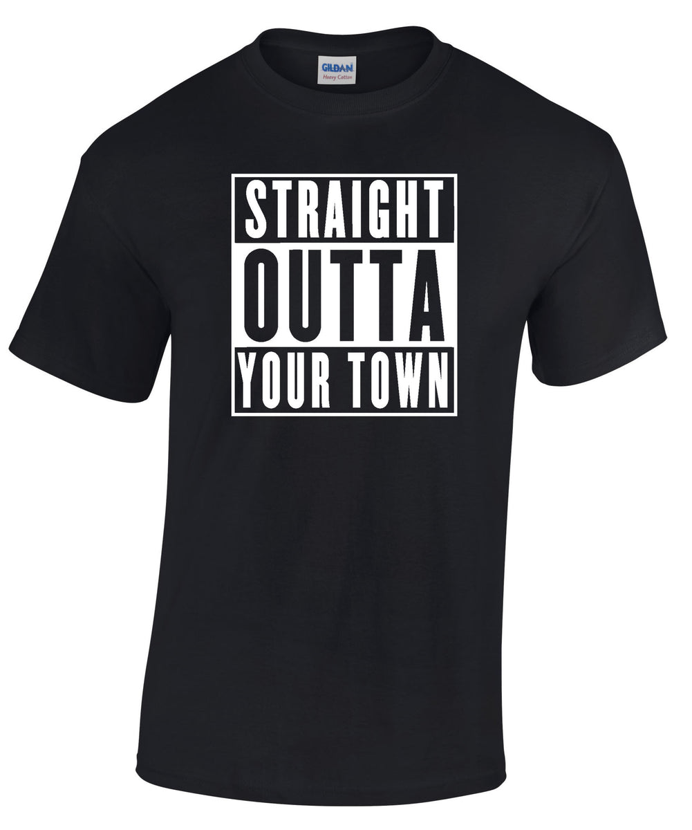 *Custom* Straight Outta Somewhere Tee – Lindsay Sportsline Custom Wear