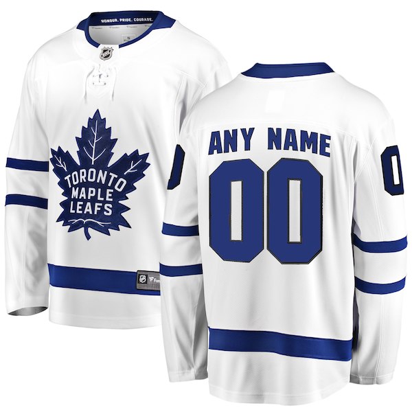 Toronto Maple Leafs Blank White Third Jersey on sale,for Cheap